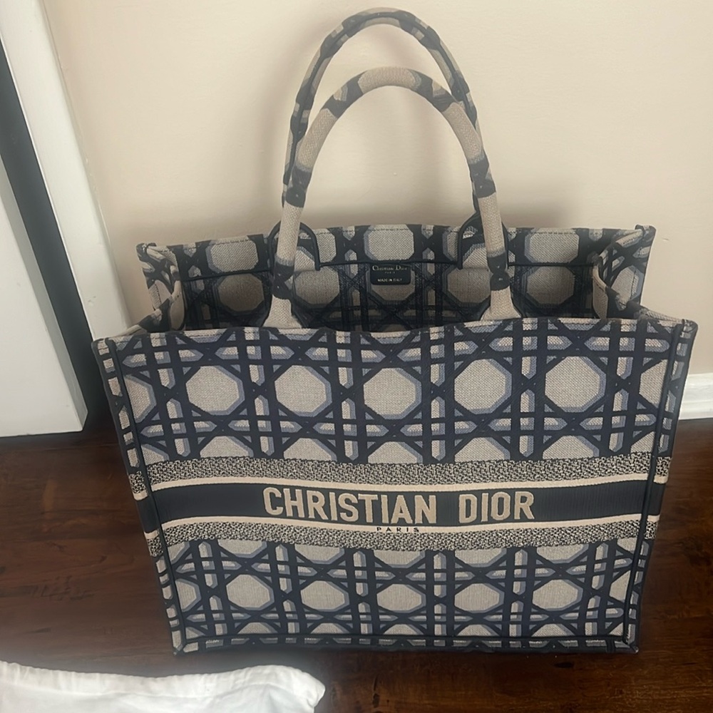 Christian Dior book bag large